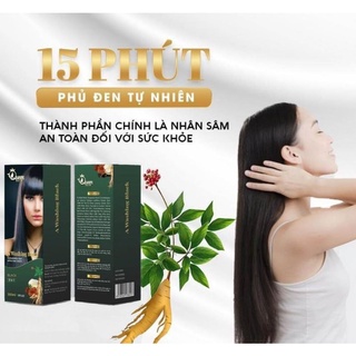 Dầu gội phủ bạc thảo dược đen nâu 500ml 3in1