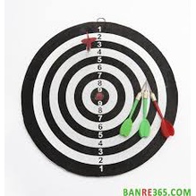 Bảng Phóng Phi Tiêu 30cm - Bảng Phi Tiêu Chân Kim 2 Mặt 14 Inch (Kèm Bộ 4 Phi Tiêu)
