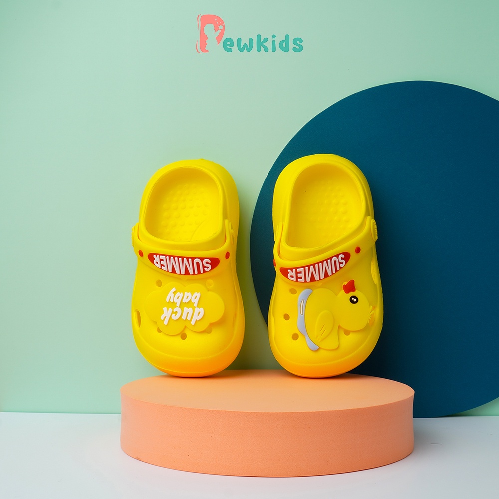 Dép sục cho bé DEWKIDS chống trơn trượt hoạt hình nhiều màu - SD001