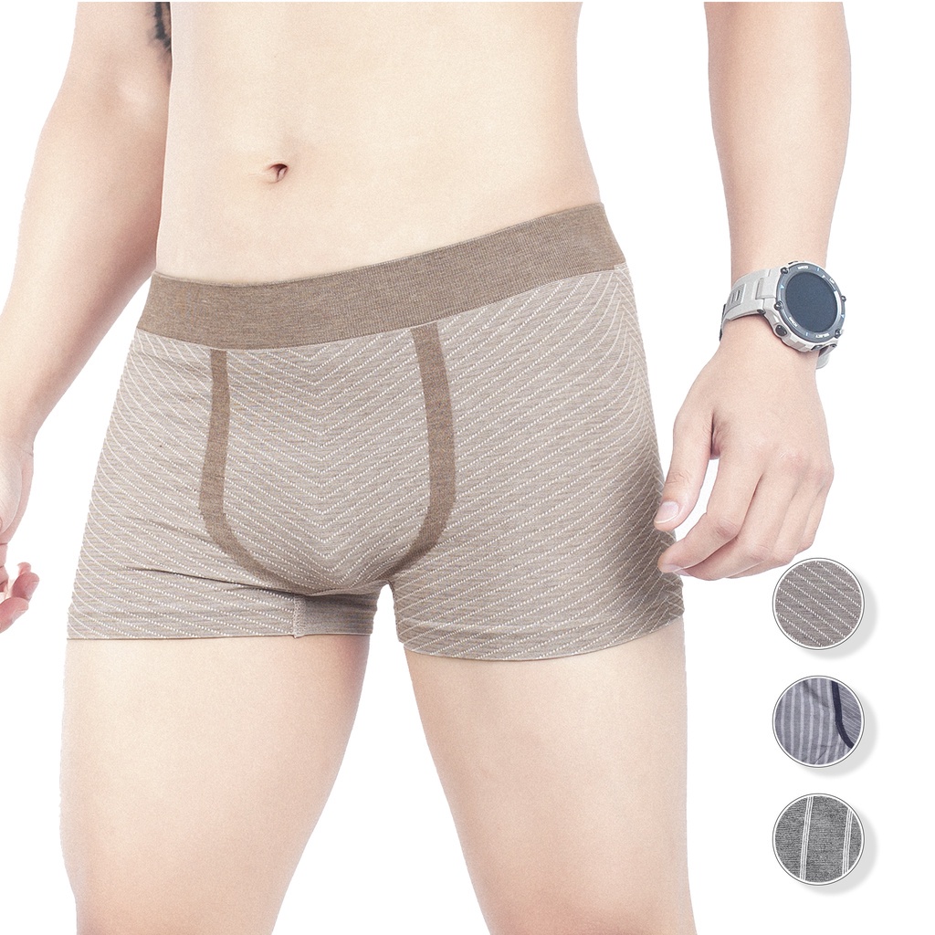 Quần lót Boxer nam BAMIHOME đùi lót chất vải dệt kim kháng khuẩn thấm hút thoáng khí cao cấp QS - 10 - Hàng nhập khẩu