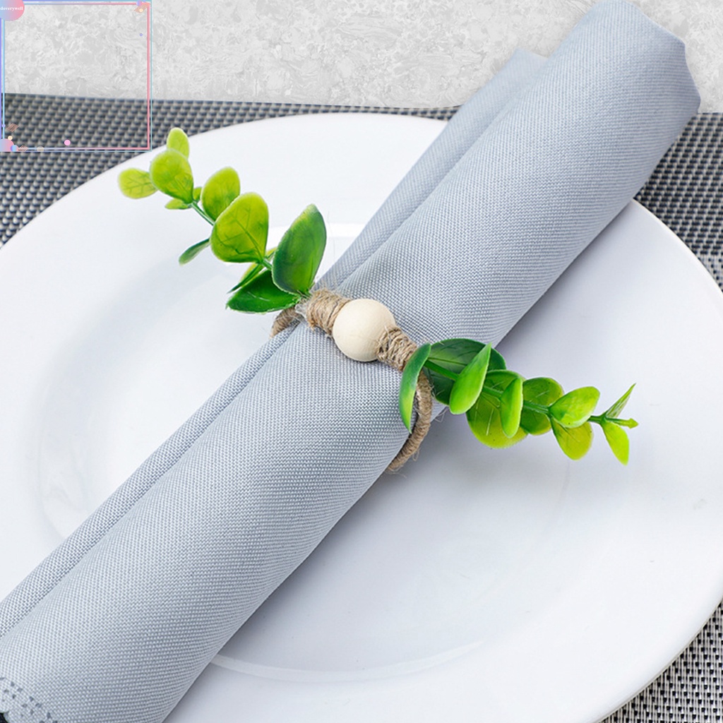 doverywell Khăn ăn nút khăn ăn đẹp mắt tinh tế cho bữa tiệc tối nhà hàng