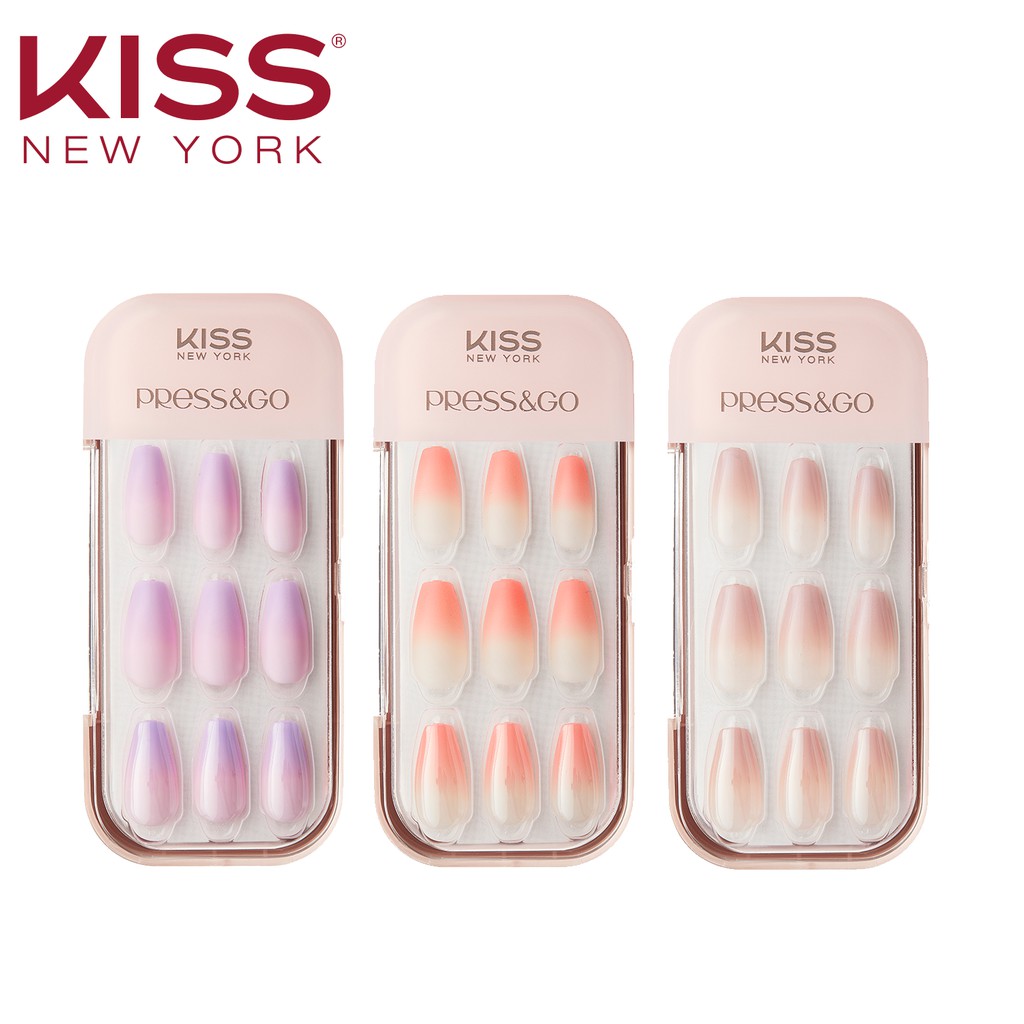 [BST My Muse] Móng Tay Gel Tự Dán Press &amp; Go Kiss New York Nail Box