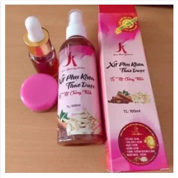 Xịt Phụ Khoa Thảo Dược X3 Đậm Đặc Se Khít Vùng Kín, Huyết Trắng Kèm Serum+Tặng Hồng Ti Môi Chai 100ml