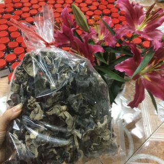 1kg mộc nhĩ khô đã cắt chân