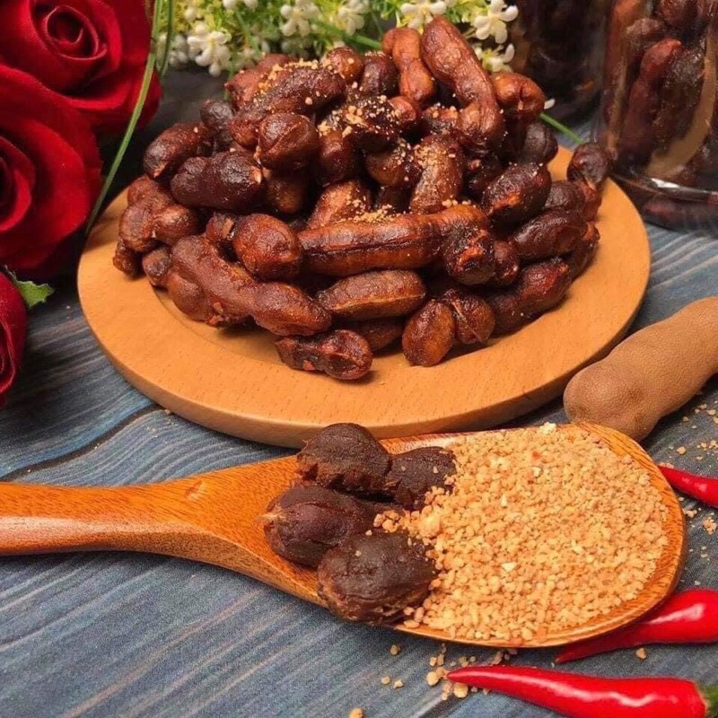 Me Lào Chấm Muối Tôm 500gr