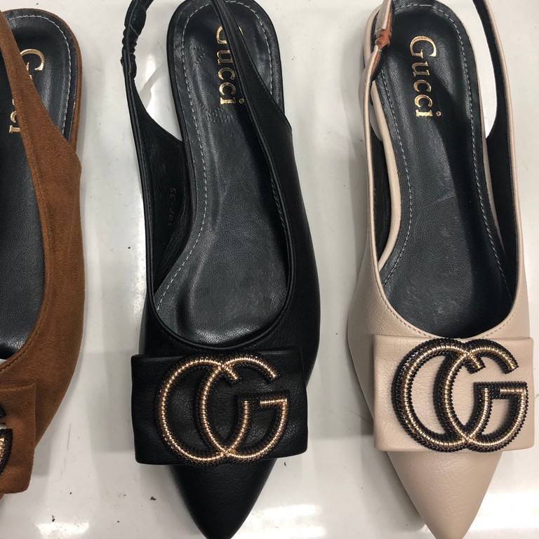 ] Giày búp bê khóa G hở gót | BigBuy360 - bigbuy360.vn