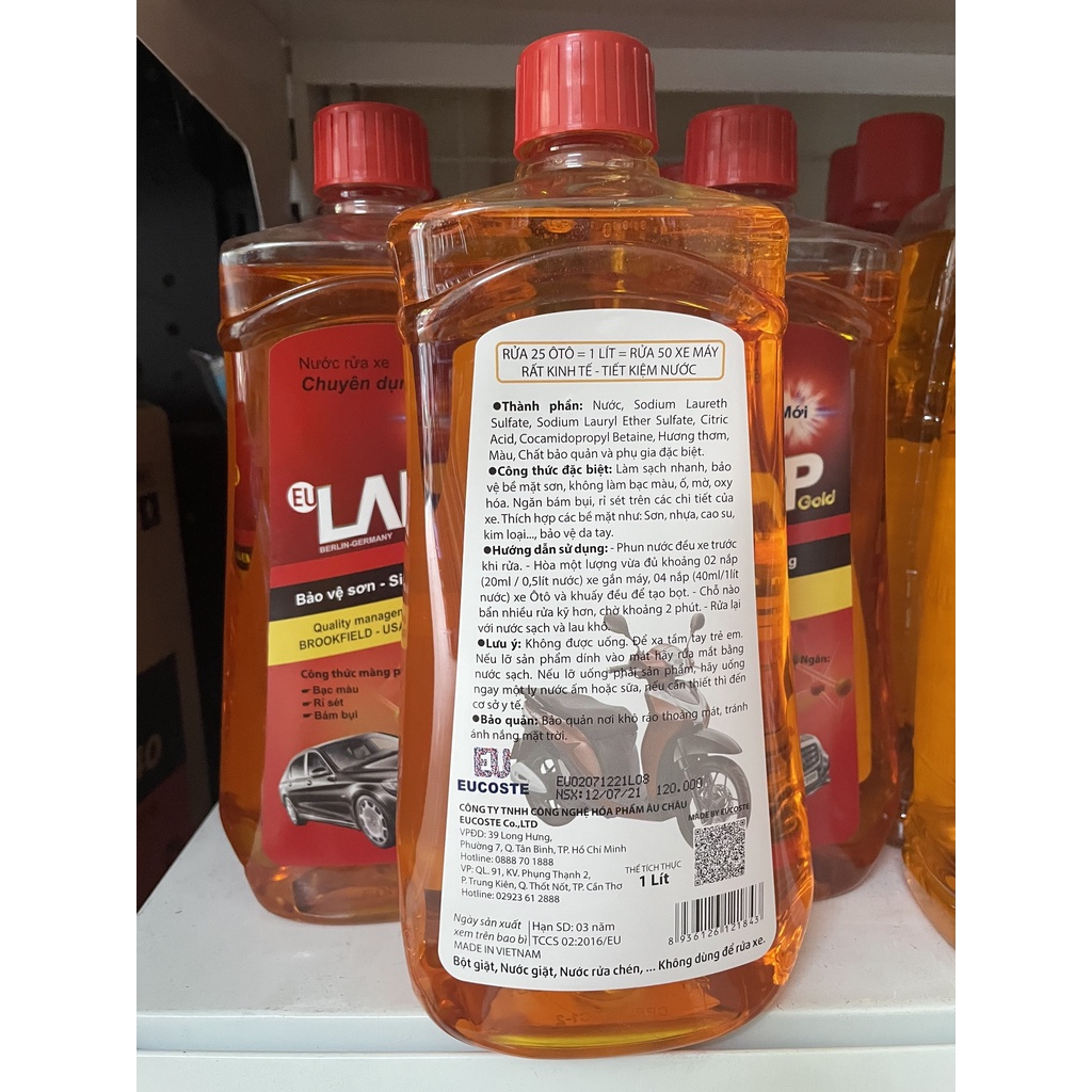 Nước rửa xe chuyên dụng Lamp Gold