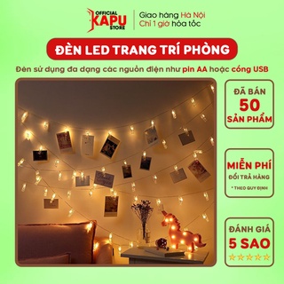 Đèn led trang trí phòng ngủ, đèn nhấp nháy decor, đèn nhiều mẫu mã đa dạng