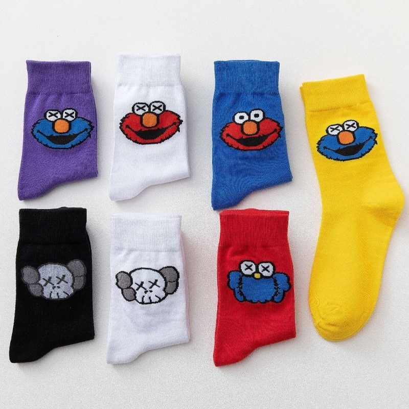 Vớ Cotton Hoạt Hình Vui Nhộn Dành Cho Nam Và Nữ