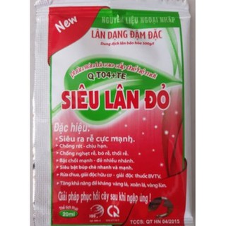 Siêu lân đỏ cho cây trồng