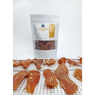 Treat ức gà sấy khô cho chó mèo, bánh thưởng snack ức gà sấy khô 100gr