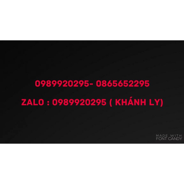 Khánh Ly 0989920295