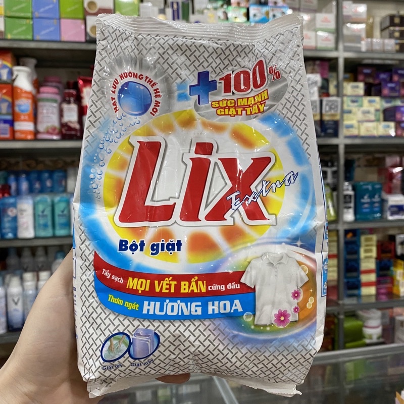 Bột giặt Lix Extra hương hoa 550g