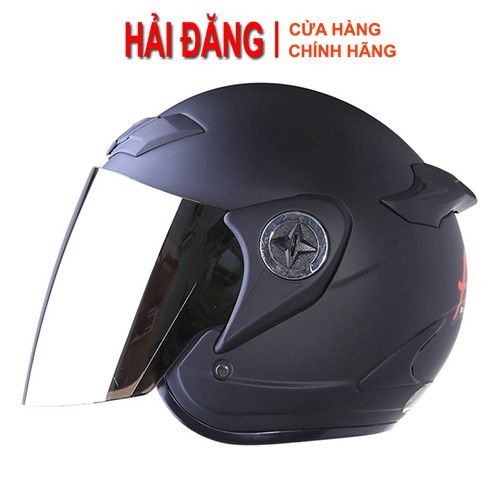 Mũ bảo hiểm Asia M168(kính gương) - Bảo hành 12 tháng