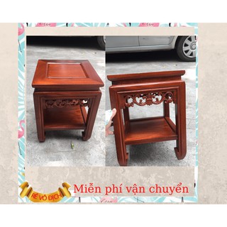 Đôn kê tượng Đôn để đồ trang trí gỗ hương cao cấp