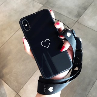 Ốp Lưng Kính Cường Lực cao cấp cho iphone Trái Tim đủ mã cho ip 6 7 6pl 7pl 8pl x xs xr xsmax 11 11pro 11promax