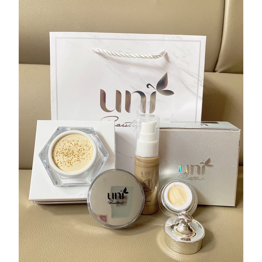 Combo chăm sóc da Nhau thai Nano Gold - Uni Beautiful