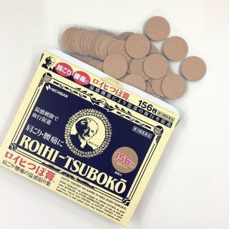 "Date 2026" Dán huyệt đạo Roihi Tsuboko Nhật Bản - 156 miếng