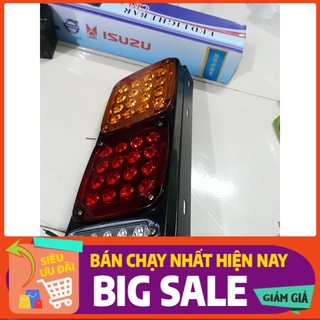 1 đôi đèn hậu sd to xe tải 24v