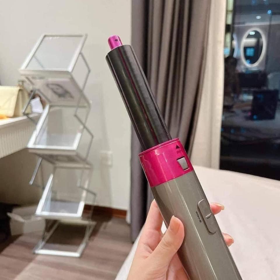 Máy Sấy Tóc 5in1 Đa Năng Sấy Tóc, Uốn Tóc Và Duỗi Thẳng Tặng Kèm 5 Đầu. Lược Điện Chải Tóc Xịn