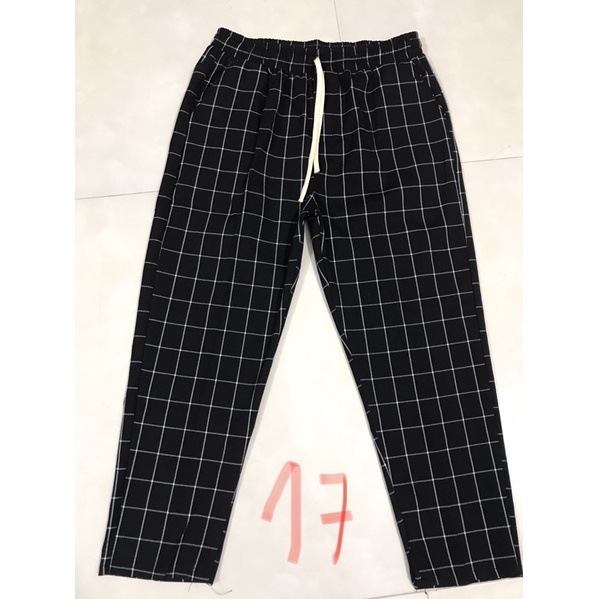 Quần thun sọc caro Baggy , quần Jogger ống suôn nam nữ . Hàng chuẩn đẹp nhiều màu ( hàng có sẵn ). | BigBuy360 - bigbuy360.vn