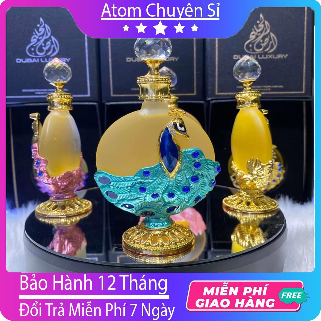 TINH DẦU NƯỚC HOA DUBAI CAO CẤP HÌNH CON CÔNG 35ML