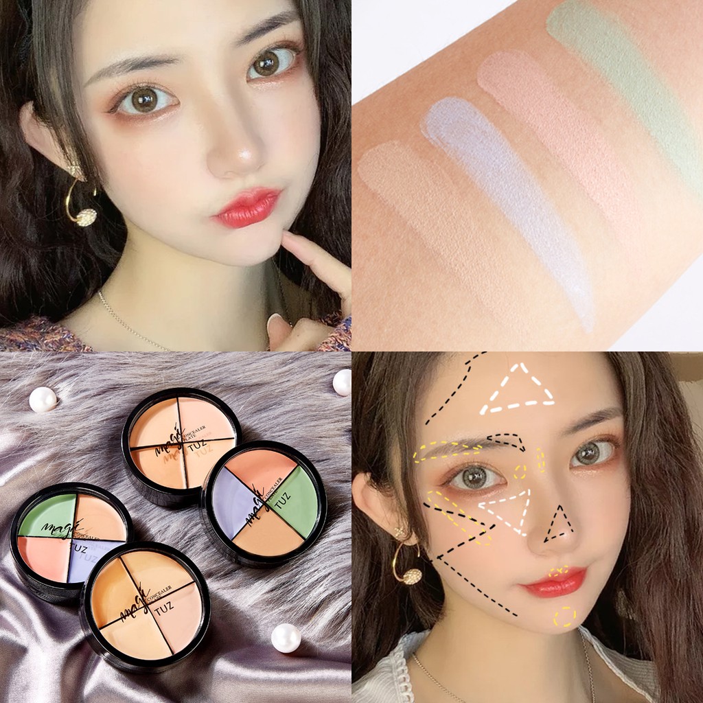 [Hàng mới về] Kem Che Khuyết Điểm Lâu Trôi Giúp Che Phủ Mụn Trứng Cá Và Quầng Thâm Toàn Diện