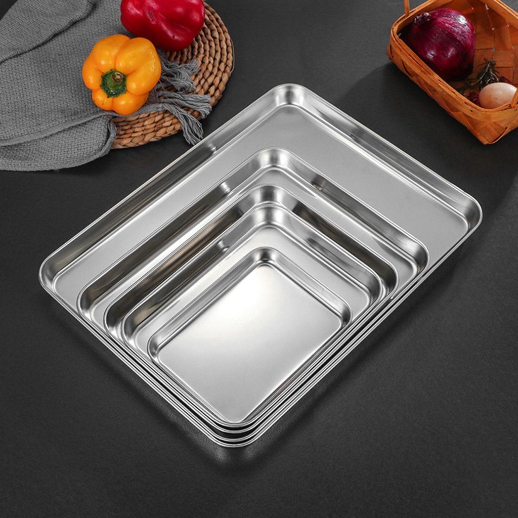 Khay Nướng Bánh Bằng Thép Không Gỉ Chắc Chắn