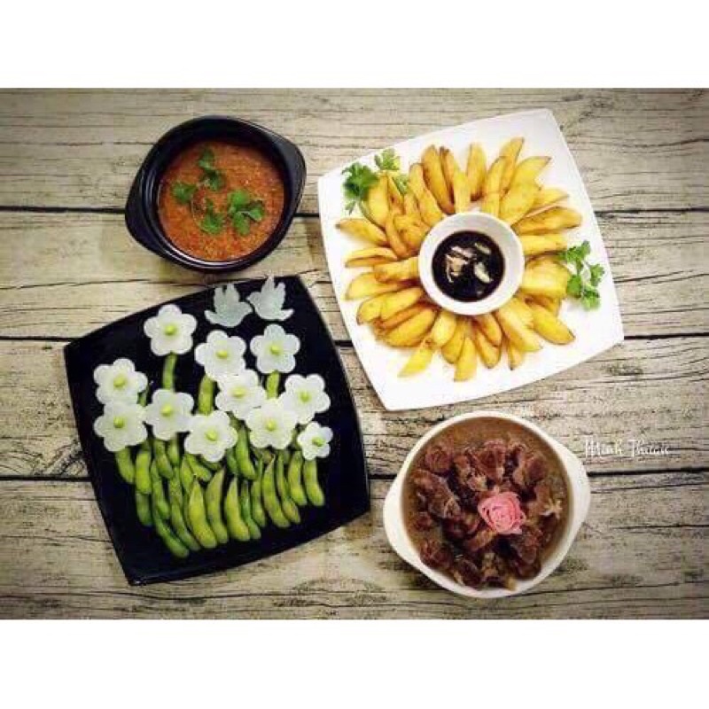 Set 8 khuôn tạo hình rau củ
