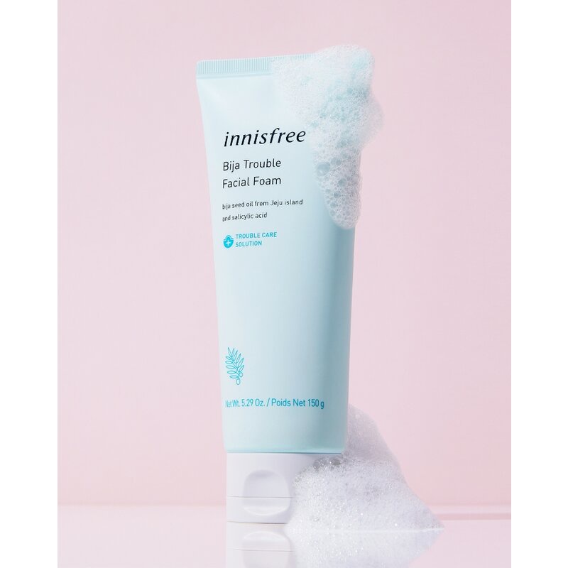 Sữa Rửa Mặt Dành Cho Da Mụn innisfree Bija Trouble Facial Foam 150g | Hasaki - Sản Phẩm Chính Hãng