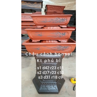 Chậu trồng cây bon sai chữ nhật /chậu trồng cây bonsai/chậu trồng cây cảnh /chậu trồng cây kiểng