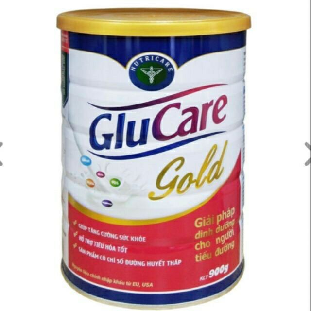 [Mã GROSALE55 giảm 8% đơn 500K] Sữa bột Glucare Gold 900g (Date mới) dinh dưỡng cho người tiểu đường