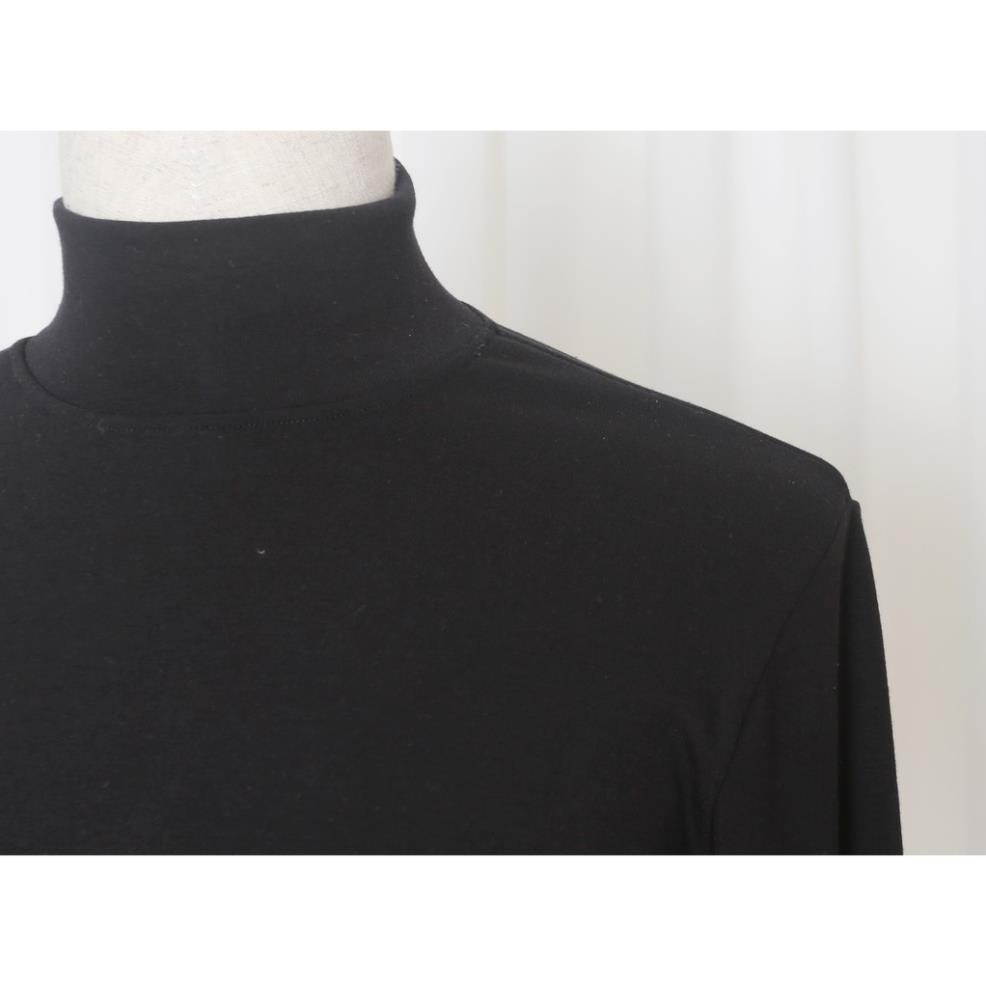 Áo Nỉ Thun Nam Nữ Dài Tay Cao Cổ 3 Phân, Chất Đẹp, Mịn Không Xù 4 Màu Thời Trang  MANDO ANN14 | BigBuy360 - bigbuy360.vn