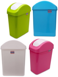 Thùng rác nắp lật 14l