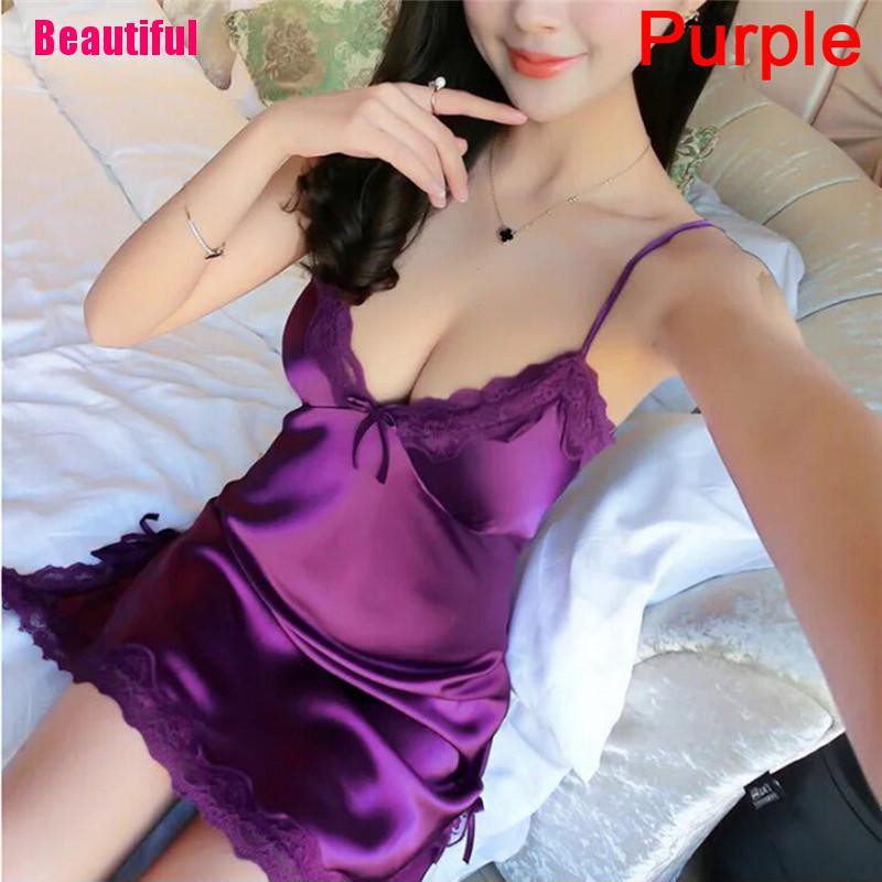 Vn Áo Choàng Ngủ Lụa Gợi Cảm