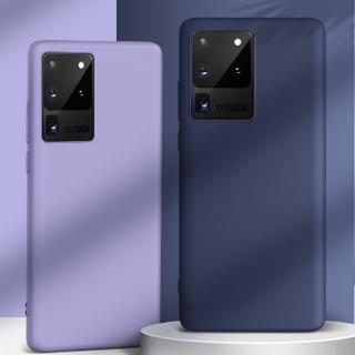 Liquid Silicone Soft Case For Samsung Galaxy S20 Ultra S20 Plus 5G Note 10+ S10 Lite S10 Plus A70