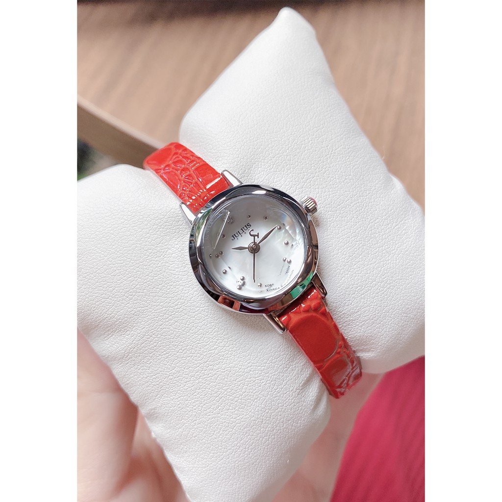Đồng hồ nữ JA-482 Julius Hàn Quốc dây da mặt tròn (nhiều màu) | BigBuy360 - bigbuy360.vn