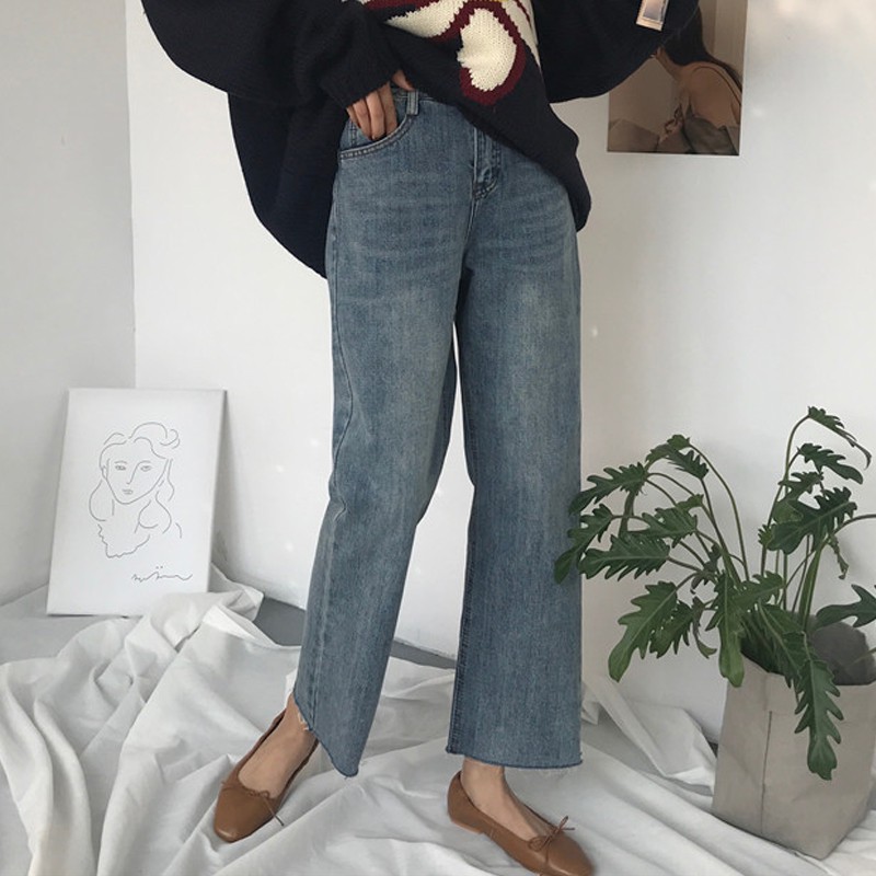 Quần bò dáng ông - Q6913(kèm ảnh thật)