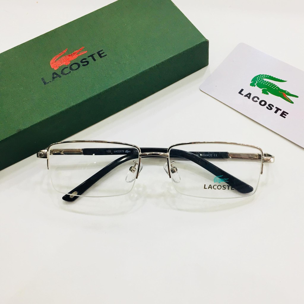 Gọng kính kim loại nam Lacot mắt vuông - nhận cắt mắt cận viễn loạn | BigBuy360 - bigbuy360.vn