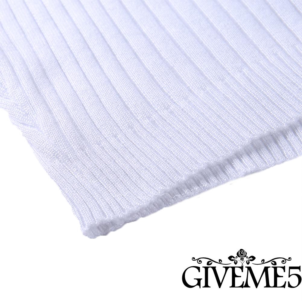 Set Áo Thun Dài Tay + Chân Váy Lưng Cao Sọc Vằn Thời Trang Nữ