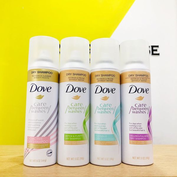 (AUTH)Dầu gội khô Dove Refresh &amp; Revive nhập Mỹ 141g