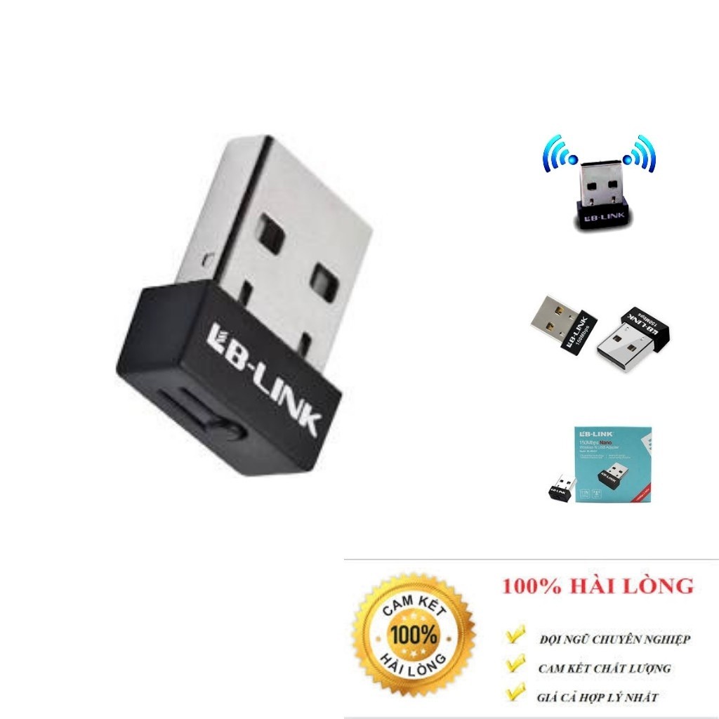 USB Thu WIFI LB LINK NANO BL WN151 Tiện Lợi Dùng Cho PC Laptop