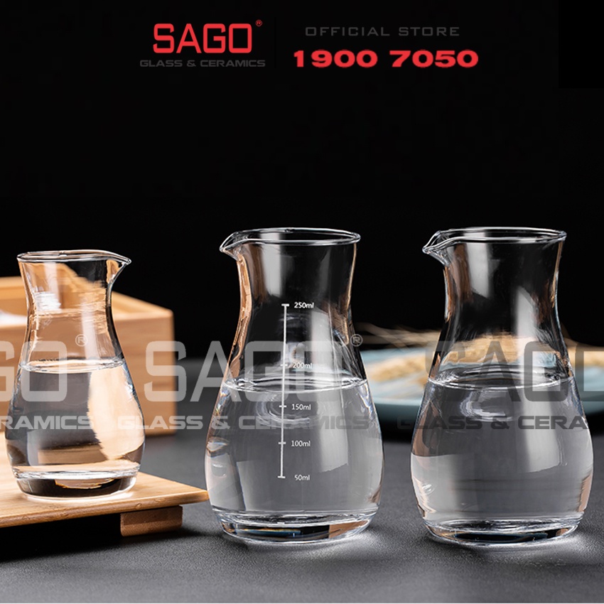 Bình Rót Thủy Tinh có Mỏ 300ml | DEL.FJQ07-1