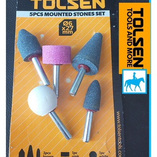 Bộ 5 Mũi Đá Mài Mounted Stones TOLSEN 77110