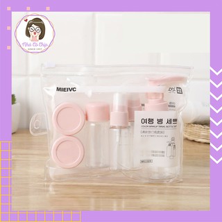 Bộ Chiết Mỹ Phẩm Du Lịch 6 Món