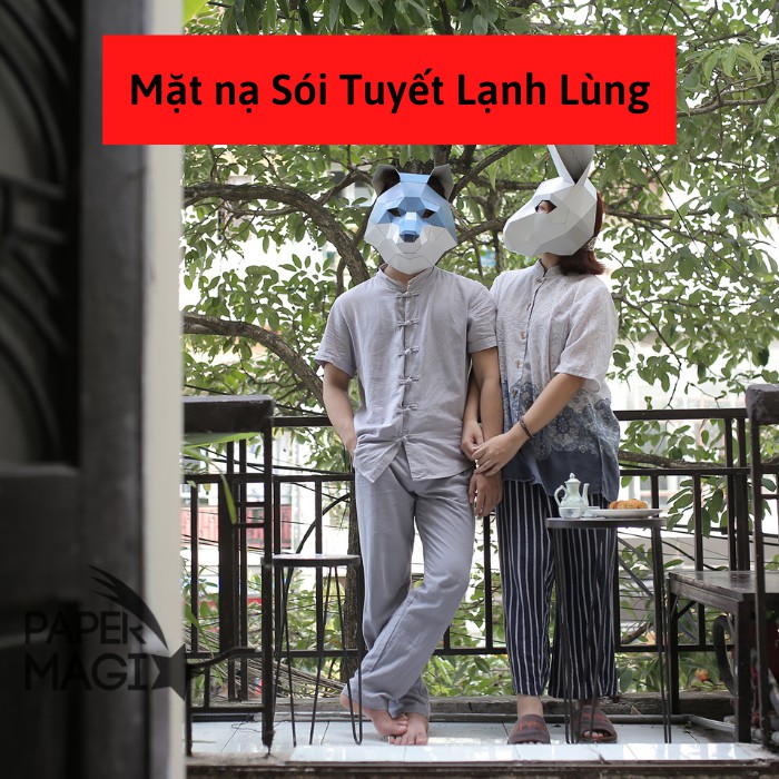 Mặt nạ Sói Tuyết Lạnh Lùng - PaperMagix