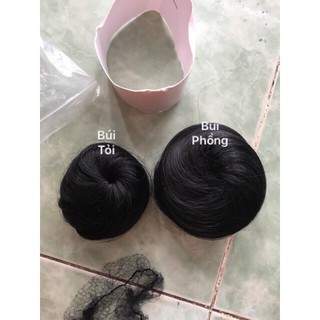 Tóc giả nữ búi💄FREESHIP💄 Búi tròn tóc giả cao cấp