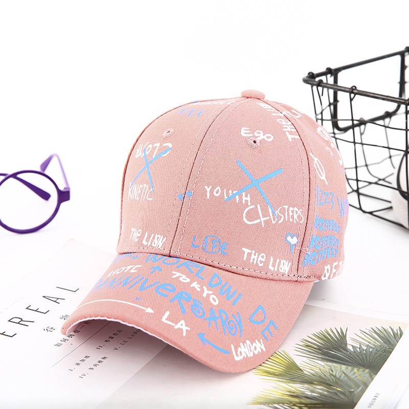 Mũ Lưỡi Trai Chống Nắng In Chữ Tiếng Anh Phong Cách Hip Hop Thời Trang Đi Biển Cho Bé