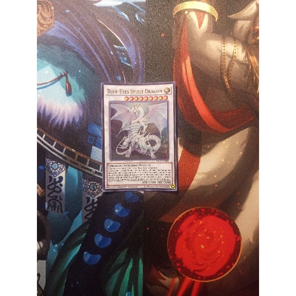 Thẻ bài Yugioh chính hãng Blue-Eyes Spirit Dragon - CT13-EN009 - Ultra Rare Limited Edition   