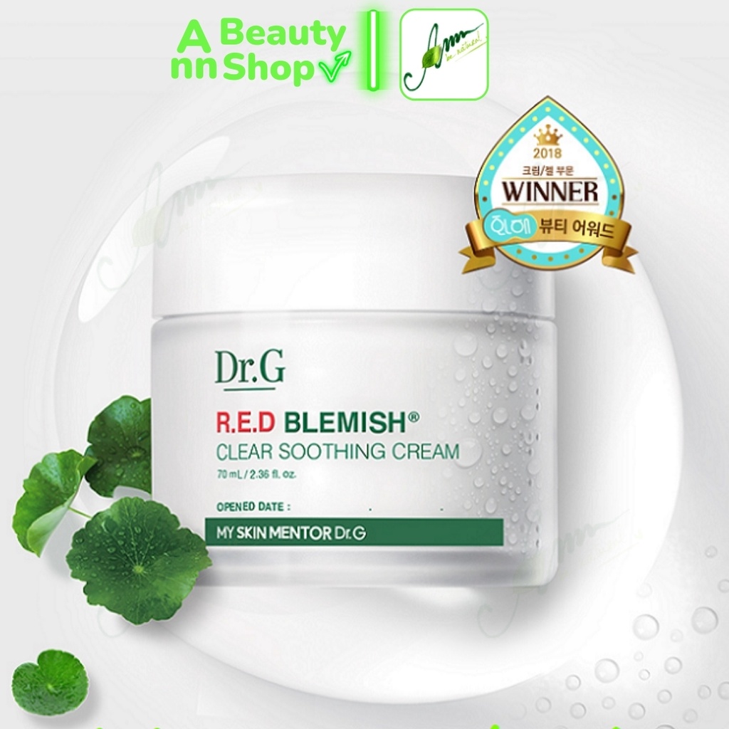 Kem dưỡng ẩm cho da mụn, da nhạy cảm Dr.G R.E.D Blemish Clear Soothing Cream